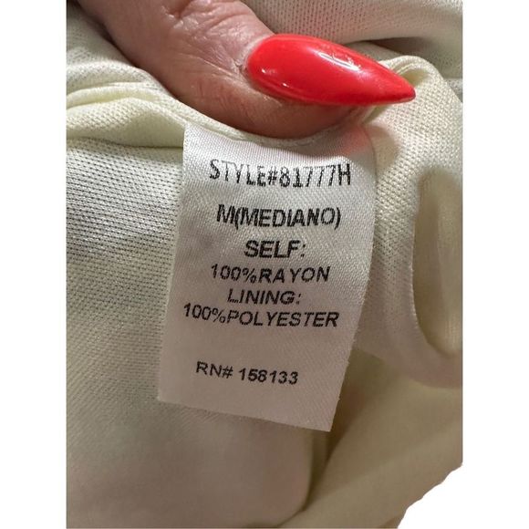 STACCATO white romper with multicolored stripes SIZE MEDIUM - Picture 5 of 8